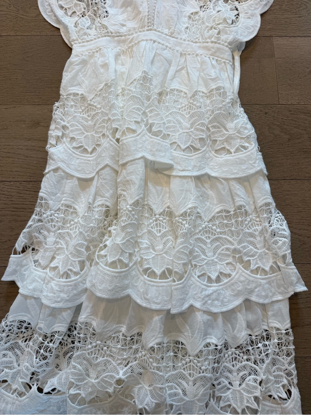 FARM Rio Richelier Embroidered V-Neck Dress - Picture 2 of 8